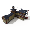 古代的小酒店-建筑-古建筑-VR/AR模型-3D城