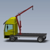 crane-truck-汽车-重型车-工业CAD模型-3D城