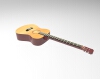 acoustic-guitar-文体生活-艺术品-工业CAD模型-3D城