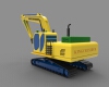 kingcrusider-excavator-汽车-重型车-工业CAD模型-3D城