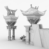 西游角色-角色人体-角色-VR/AR模型-3D城