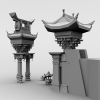 西游角色-角色人体-角色-VR/AR模型-3D城