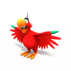 阿拉丁鹦鹉-角色人体-小孩-VR/AR模型-3D城