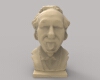 albert-einstein-文体生活-艺术品-工业CAD模型-3D城