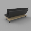 sofa-bed-建筑-家具-工业CAD模型-3D城