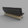 sofa-bed-建筑-家具-工业CAD模型-3D城