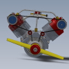20cc four stroke RC engine-工业设备-机器设备-工业CAD模型-3D城