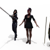 LOL Fiora模型-角色人体-角色-VR/AR模型-3D城