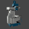 milling-machine-fresadora-工业设备-机器设备-工业CAD模型-3D城