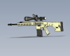 sniper-rifle-军事-武器-工业CAD模型-3D城