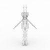 精灵三姐妹-角色人体-小孩-VR/AR模型-3D城