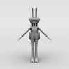 精灵三姐妹-角色人体-小孩-VR/AR模型-3D城