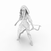 女弓手-角色人体-角色-VR/AR模型-3D城