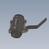 Sanitary ball valve 2 inches - SW 2011-工业设备-零部件-工业CAD模型-3D城