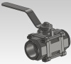 Sanitary ball valve 2 inches - SW 2011-工业设备-零部件-工业CAD模型-3D城