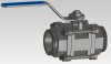Sanitary ball valve 2 inches - SW 2011-工业设备-零部件-工业CAD模型-3D城