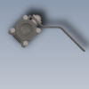Sanitary ball valve 2 inches - SW 2011-工业设备-零部件-工业CAD模型-3D城