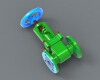 Gate valves DN32-工业设备-零部件-工业CAD模型-3D城