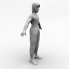 小龙-角色人体-角色-VR/AR模型-3D城