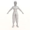 小龙-角色人体-角色-VR/AR模型-3D城