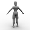 小龙-角色人体-角色-VR/AR模型-3D城