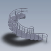 stairs-建筑-设施-工业CAD模型-3D城