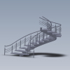 stairs-建筑-设施-工业CAD模型-3D城