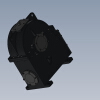 Spur-Worm gear speed reducer Render-工业设备-零部件-工业CAD模型-3D城