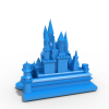 灰姑娘的城堡-艺术-3D打印模型-3D城