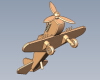 p-40-flying-tiger-toy-airplane-文体生活-玩具-工业CAD模型-3D城