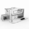 肯德基-建筑-办公-VR/AR模型-3D城