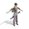 女战士-角色人体-角色-VR/AR模型-3D城