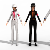 炫舞男女-角色人体-角色-VR/AR模型-3D城