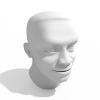 男性人头-角色人体-男人-VR/AR模型-3D城