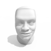 男性人头-角色人体-男人-VR/AR模型-3D城