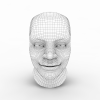 男性人头-角色人体-男人-VR/AR模型-3D城