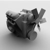 发动机-科技-机器设备-VR/AR模型-3D城