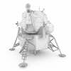 阿波罗登月舱的宇宙飞船-军事-其它-VR/AR模型-3D城