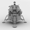 阿波罗登月舱的宇宙飞船-军事-其它-VR/AR模型-3D城