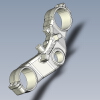 Yamaha R1 (RN04) Lower yoke-汽车-摩托车-工业CAD模型-3D城