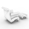 单人沙发-家居-沙发-VR/AR模型-3D城