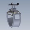 TLB-Backhoe Grab Attachment-工业设备-工具-工业CAD模型-3D城