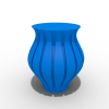 条纹花瓶-艺术-3D打印模型-3D城