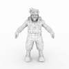 卡通美国大兵-角色人体-角色-VR/AR模型-3D城