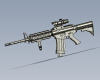 colt-m4a1-carbine-军事-武器-工业CAD模型-3D城