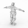 吉姆雷诺-角色人体-角色-VR/AR模型-3D城