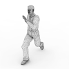 跑步男-角色人体-男人-VR/AR模型-3D城