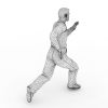 跑步男-角色人体-男人-VR/AR模型-3D城