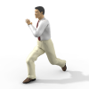 跑步男-角色人体-男人-VR/AR模型-3D城