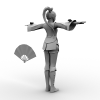 小乔-角色人体-角色-VR/AR模型-3D城